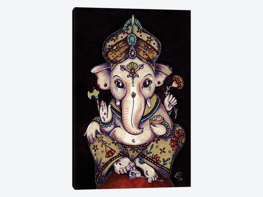 Ganesha by Anita Inverarity 1-piece Canvas Print