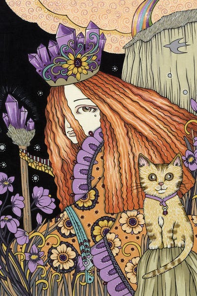 Amethyst & Violet by Anita Inverarity canvas print