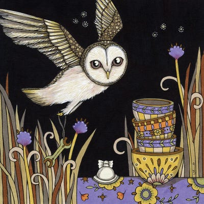 Mrs White by Anita Inverarity canvas print