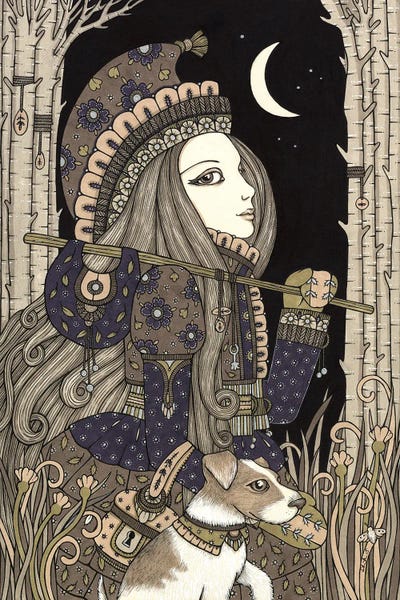 Naivus by Anita Inverarity canvas print