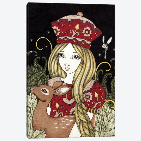 Queen Alice Canvas Print #AIV65} by Anita Inverarity Canvas Wall Art