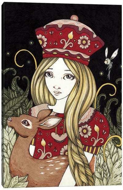 Queen Alice Canvas Art Print - Anita Inverarity