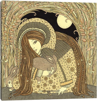 Queen Of Elphane Canvas Art Print - Anita Inverarity