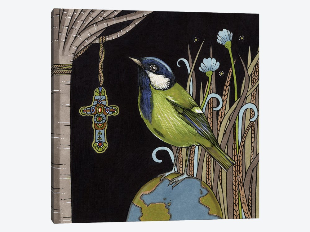 Reverend Green by Anita Inverarity 1-piece Canvas Print