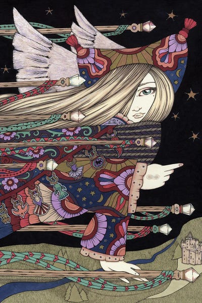 Ariel by Anita Inverarity multi panel art