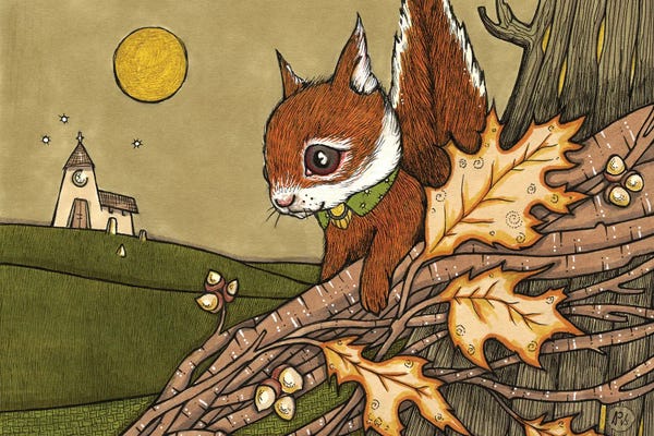 Squirrels: The Gatherer by Anita Inverarity