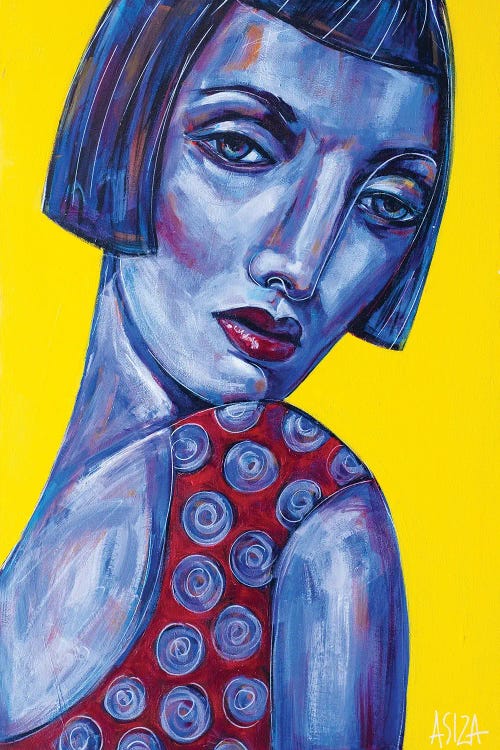 Girl With Polkadot Blouse