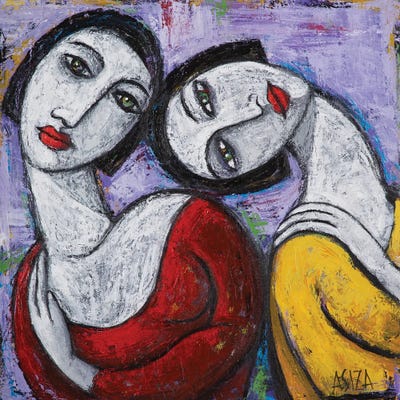 Lean On Me by ASIZA canvas print