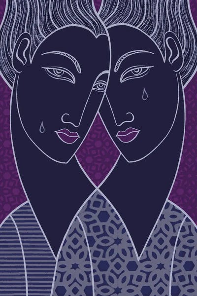 Melancolia by ASIZA canvas print