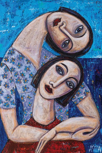 Tete A Tete by ASIZA canvas print