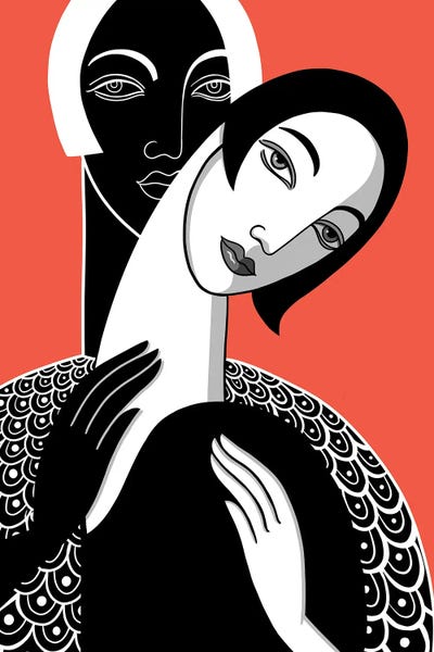 Touch by ASIZA canvas print