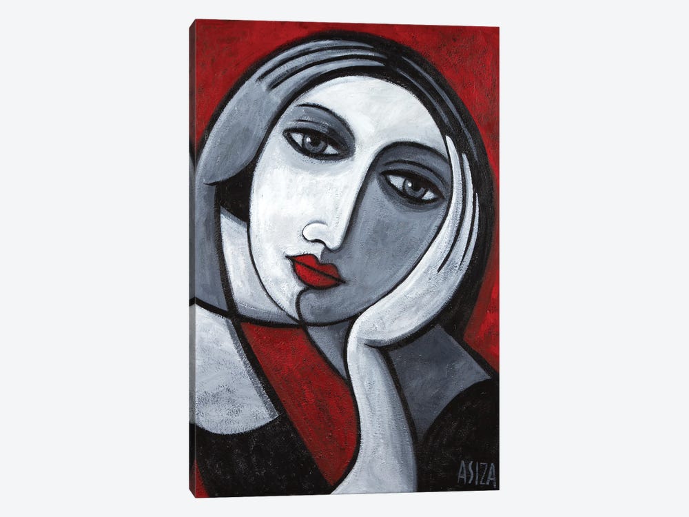 Woman With Two Faces by ASIZA 1-piece Art Print