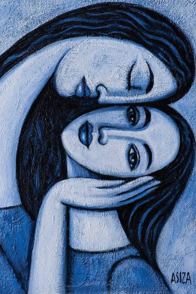 Endearment II by ASIZA canvas print