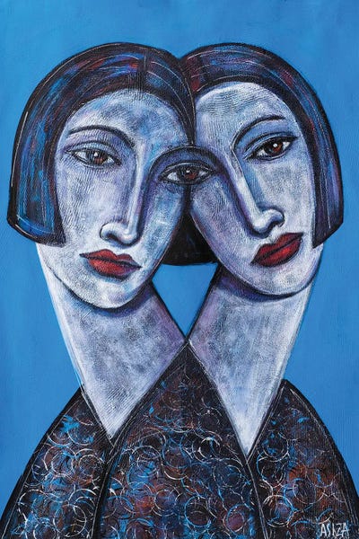 Blue by ASIZA canvas print