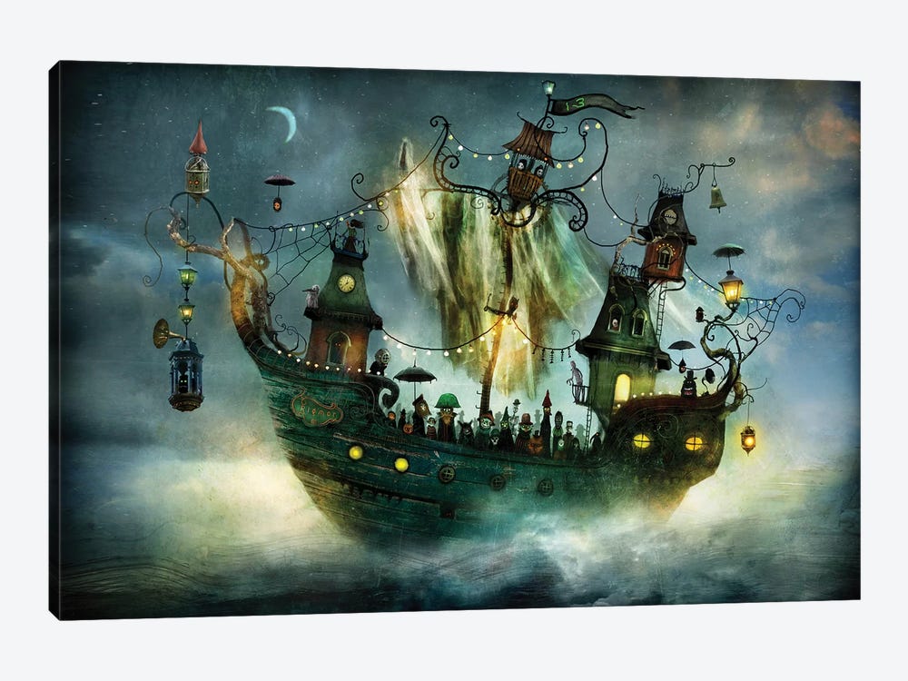 Flying Rigmor by Alexander Jansson 1-piece Canvas Art