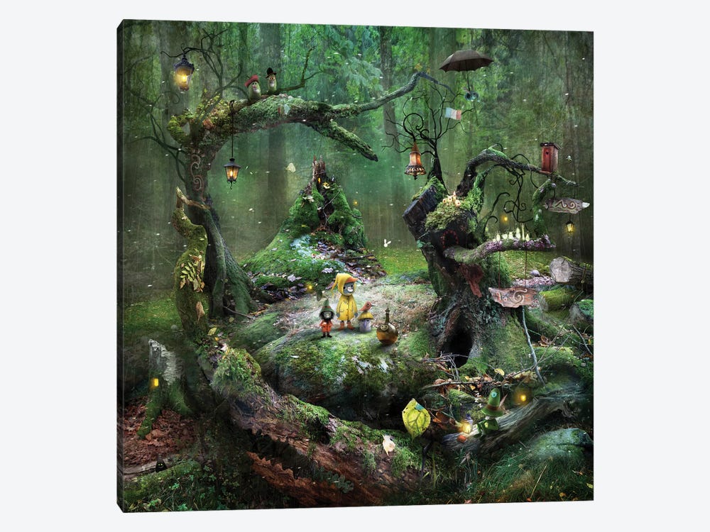 Gnarly Moss Periphery by Alexander Jansson 1-piece Canvas Print