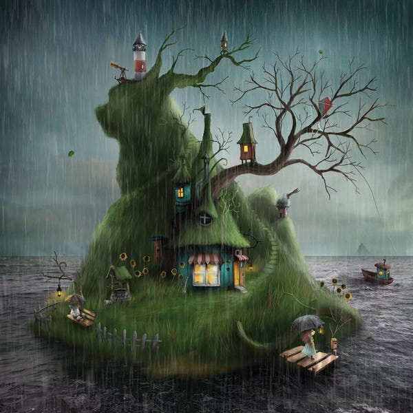 Kids Fantasy Art: Hösten by Alexander Jansson