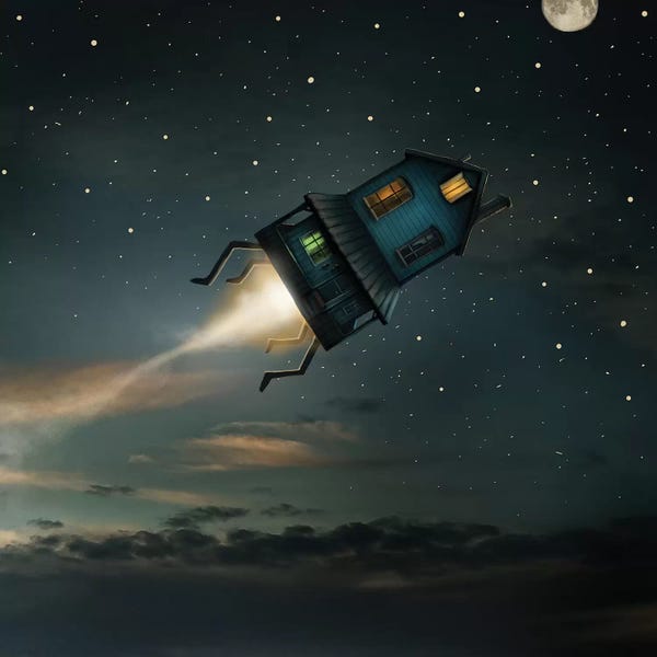 Astronomy & Space: Spectral Rocket by Alexander Jansson