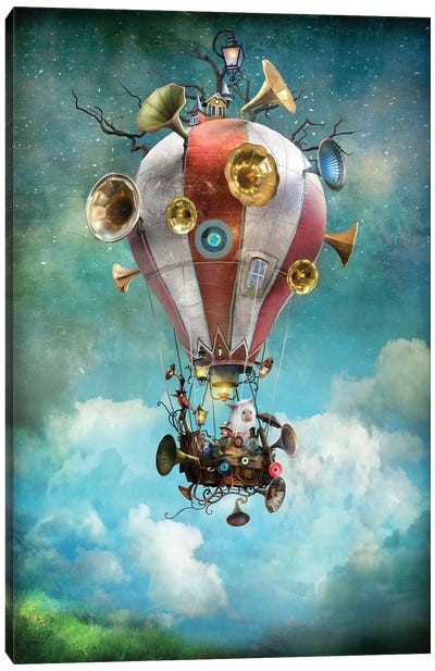 The Gramoballoophone Canvas Art Print - Art Gifts for Kids & Teens