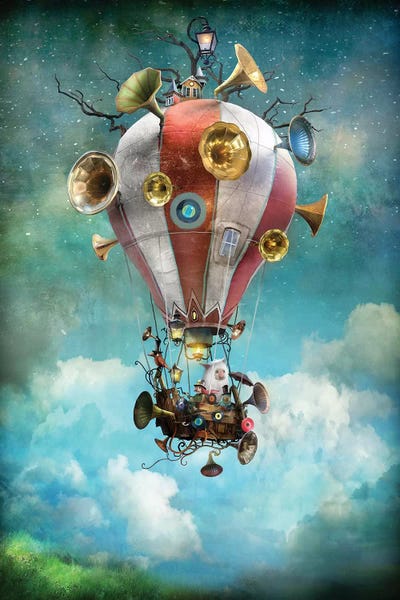 Fairytale Scenes: The Gramoballoophone by Alexander Jansson