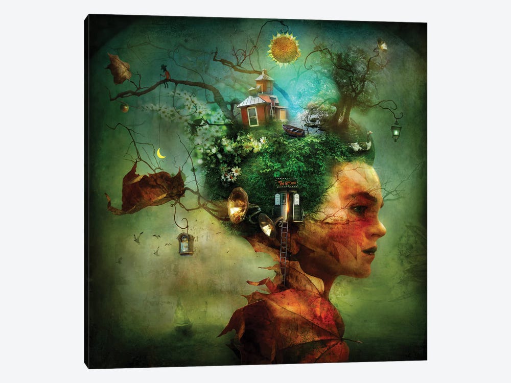 The Grove by Alexander Jansson 1-piece Canvas Wall Art