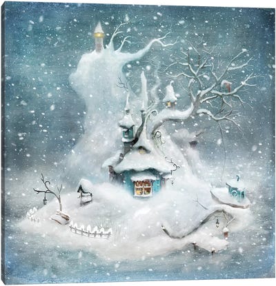 Vintern Canvas Art Print - Winter Wonderland