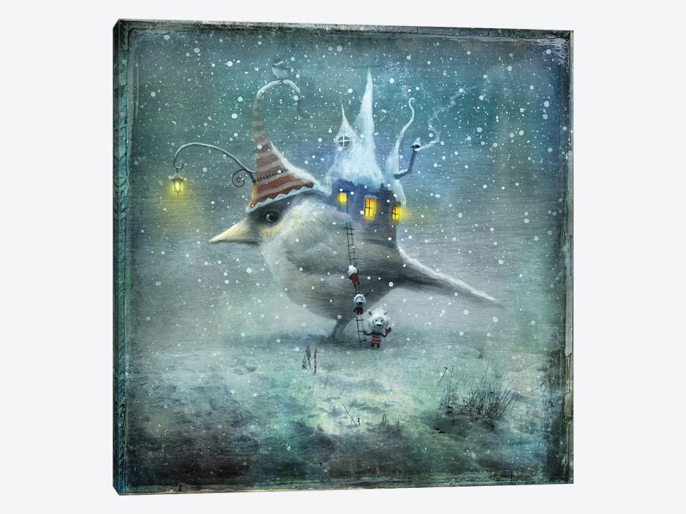 We Come In Peace by Alexander Jansson 1-piece Canvas Wall Art