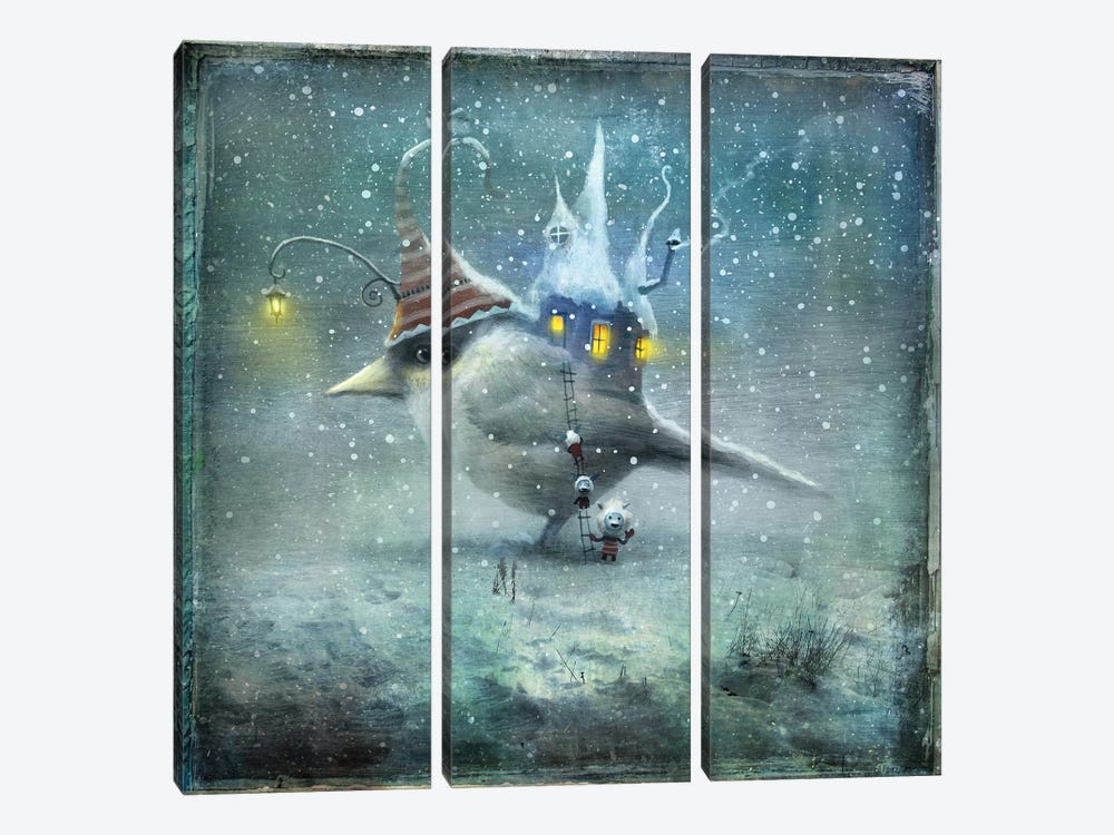 We Come In Peace by Alexander Jansson 3-piece Canvas Art