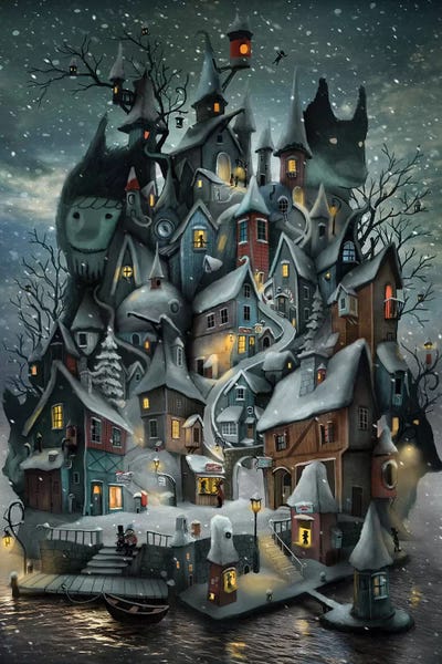 Willoville Isle by Alexander Jansson multi panel art