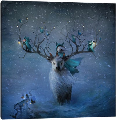 Winterlings Canvas Art Print - Winter Wonderland
