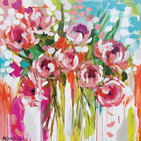 Abstract Floral & Botanical: Sunburst Symphony by Amanda J. Brooks