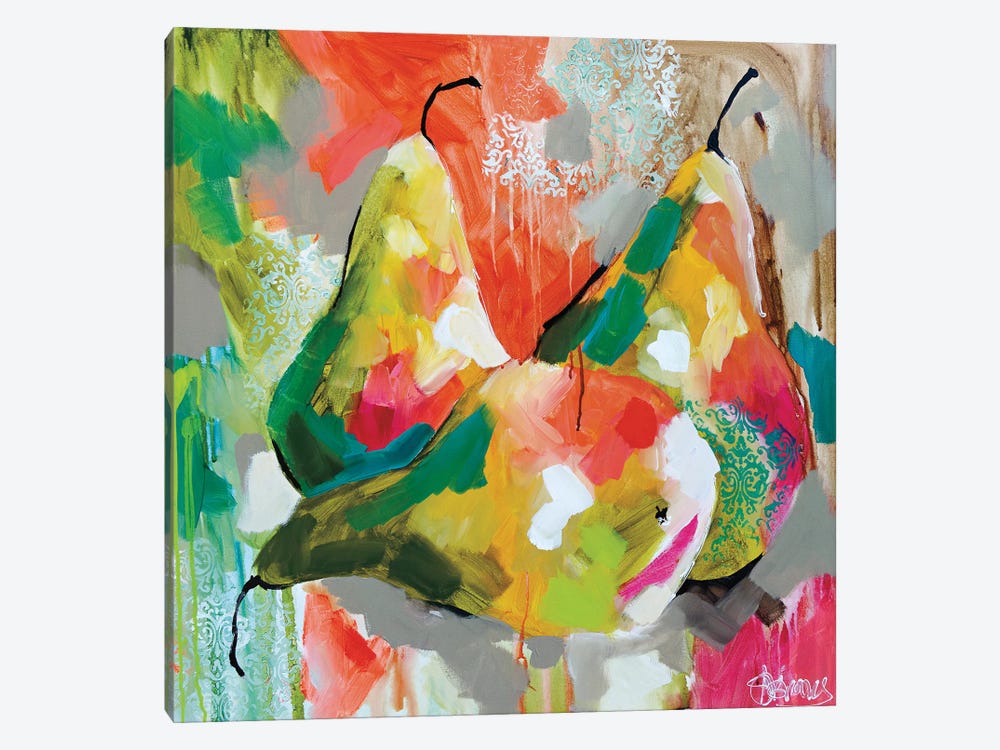 Sunlit Pears by Amanda J. Brooks 1-piece Canvas Print