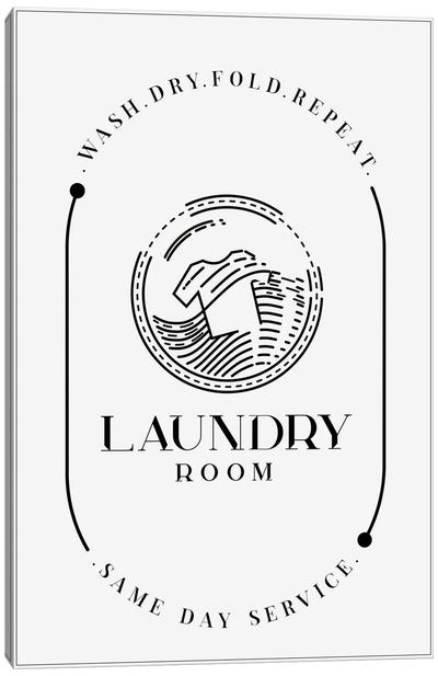Laundry Room Canvas Art Print - Minimalist Quotes