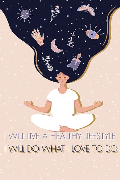 Pink Light Studio: Inner Peace I by Andrea Jasid