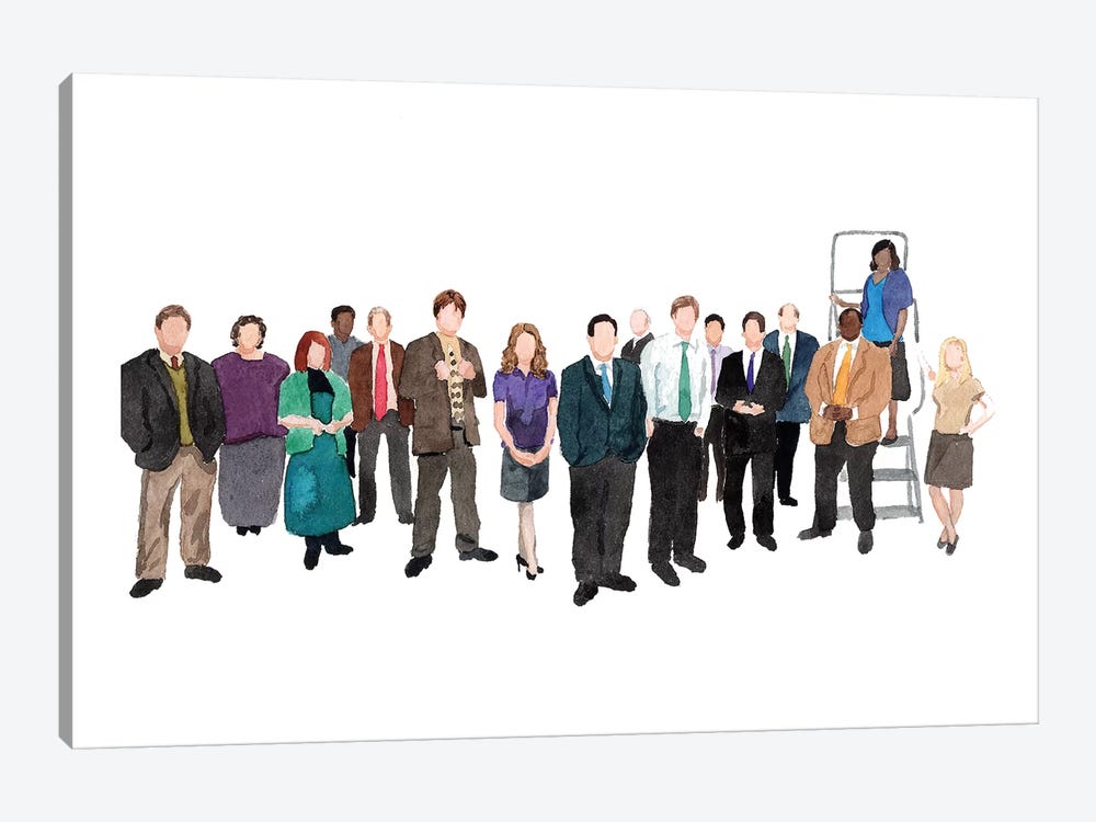 The Office by AJ Filopoulos 1-piece Canvas Print
