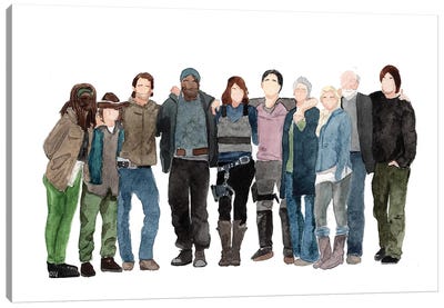 The Walking Dead - S3 Canvas Art Print - AJ Filopoulos