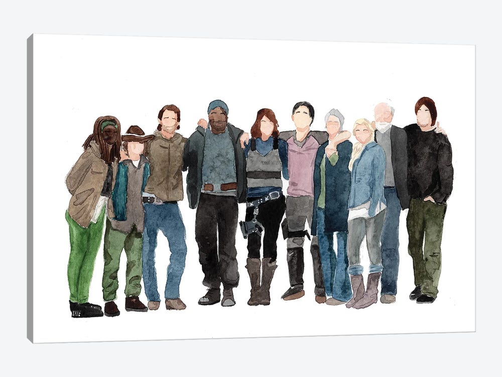 The Walking Dead - S3 by AJ Filopoulos 1-piece Art Print