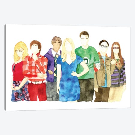 Big Bang Theory Canvas Print #AJF1} by AJ Filopoulos Canvas Wall Art
