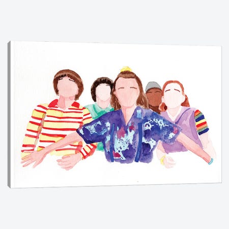 Griswold Family (Stranger Things) Canvas Print #AJF29} by AJ Filopoulos Canvas Print