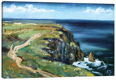 Ireland, Cliffs Of Moher Canvas Art Print - Alexandra Jagoda
