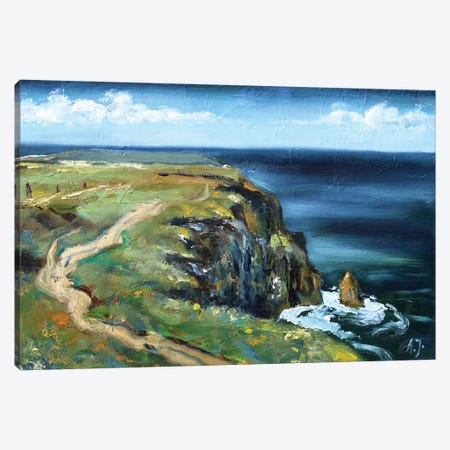 Ireland, Cliffs Of Moher Canvas Print #AJG102} by Alexandra Jagoda Art Print