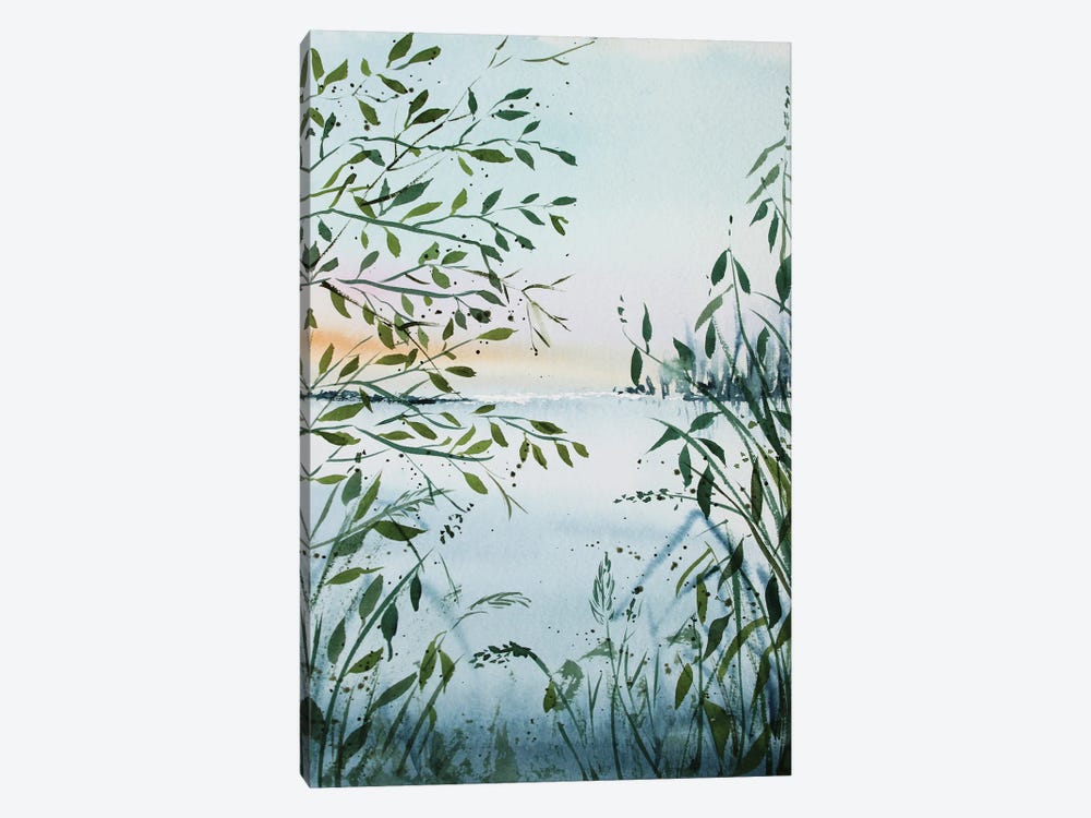 Dawn On The Lake by Alexandra Jagoda 1-piece Canvas Art Print