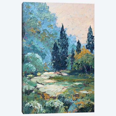 Path In The Forest Canvas Print #AJG117} by Alexandra Jagoda Canvas Art Print