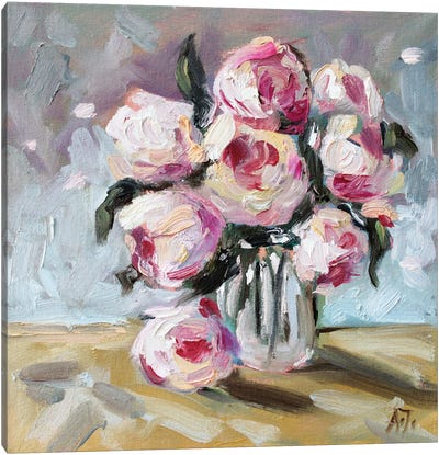 Rose Bush Canvas Art Print - Alexandra Jagoda
