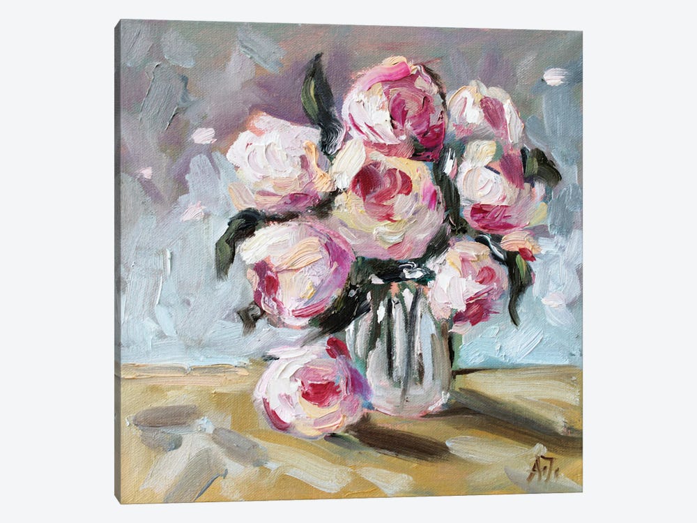 Rose Bush by Alexandra Jagoda 1-piece Canvas Art