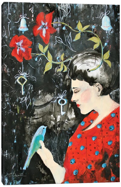 Hallo Spring Canvas Art Print - Alexandra Jagoda