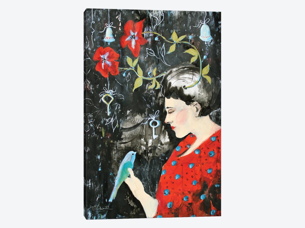 Hallo Spring by Alexandra Jagoda 1-piece Canvas Art Print