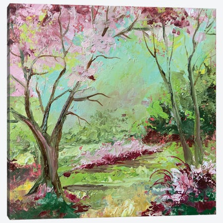 Spring Garden Canvas Print #AJG151} by Alexandra Jagoda Canvas Wall Art