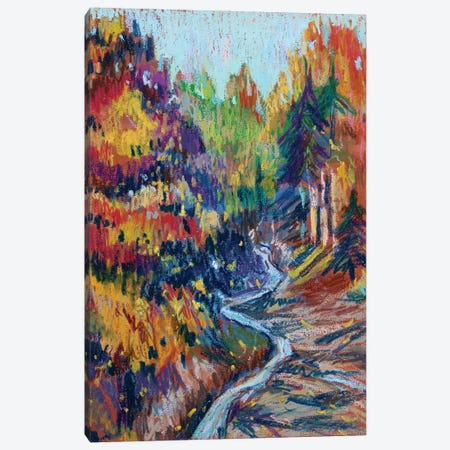 Autumn In The Forest Canvas Print #AJG16} by Alexandra Jagoda Canvas Wall Art