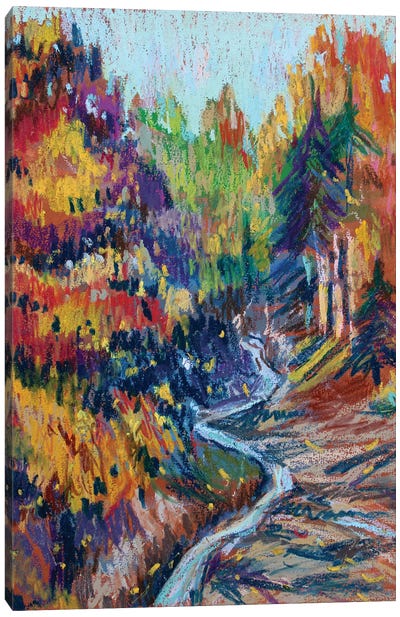 Autumn In The Forest Canvas Art Print - Alexandra Jagoda
